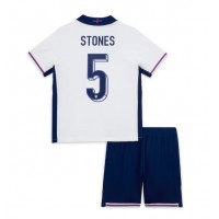 England John Stones #5 Replica Home Minikit Euro 2024 Short Sleeve (+ pants)